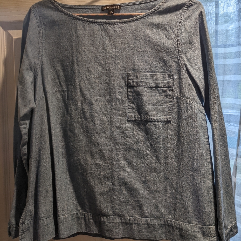 Chambray top